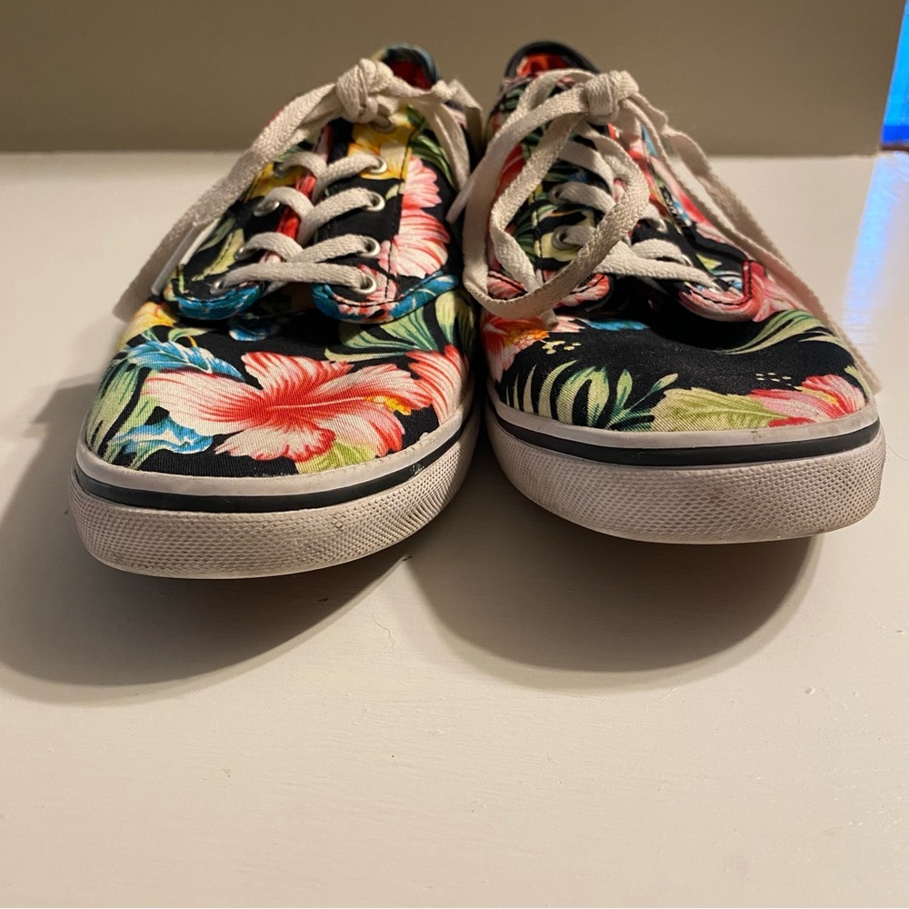 Vans Era Low Top Sneakers HAWAIIAN FLORAL Women's 5000200 Size 8 - Picture 2 of 6
